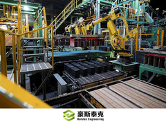 पूरी तरह से स्वचालित रोबोट स्टैकिंग मशीन 16.5 किलोवाट की शक्ति के साथ मिट्टी की ईंट एक्सट्रूडर